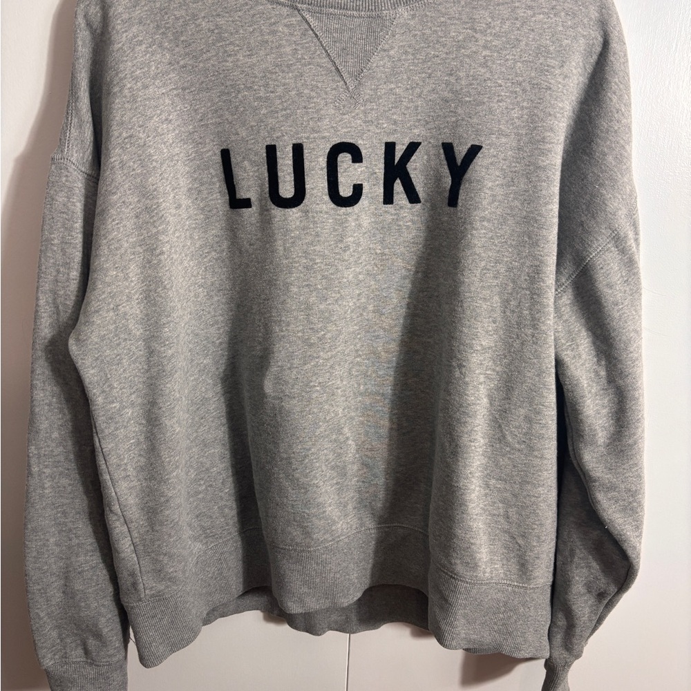 Lucky Brand Men's Crewneck Sweater in Gray